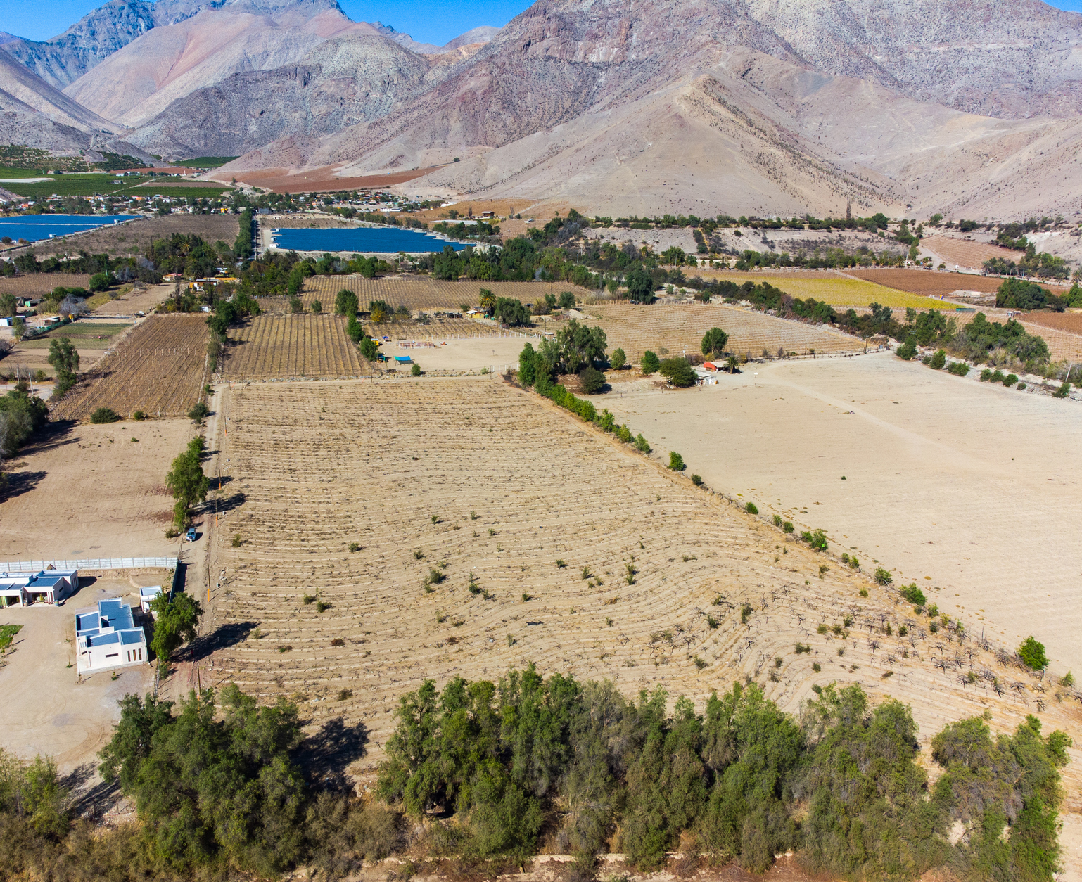 Última parcela plana, a 10 minutos de Vicuña. Electricidad, agua potable y de riego. $69 millones