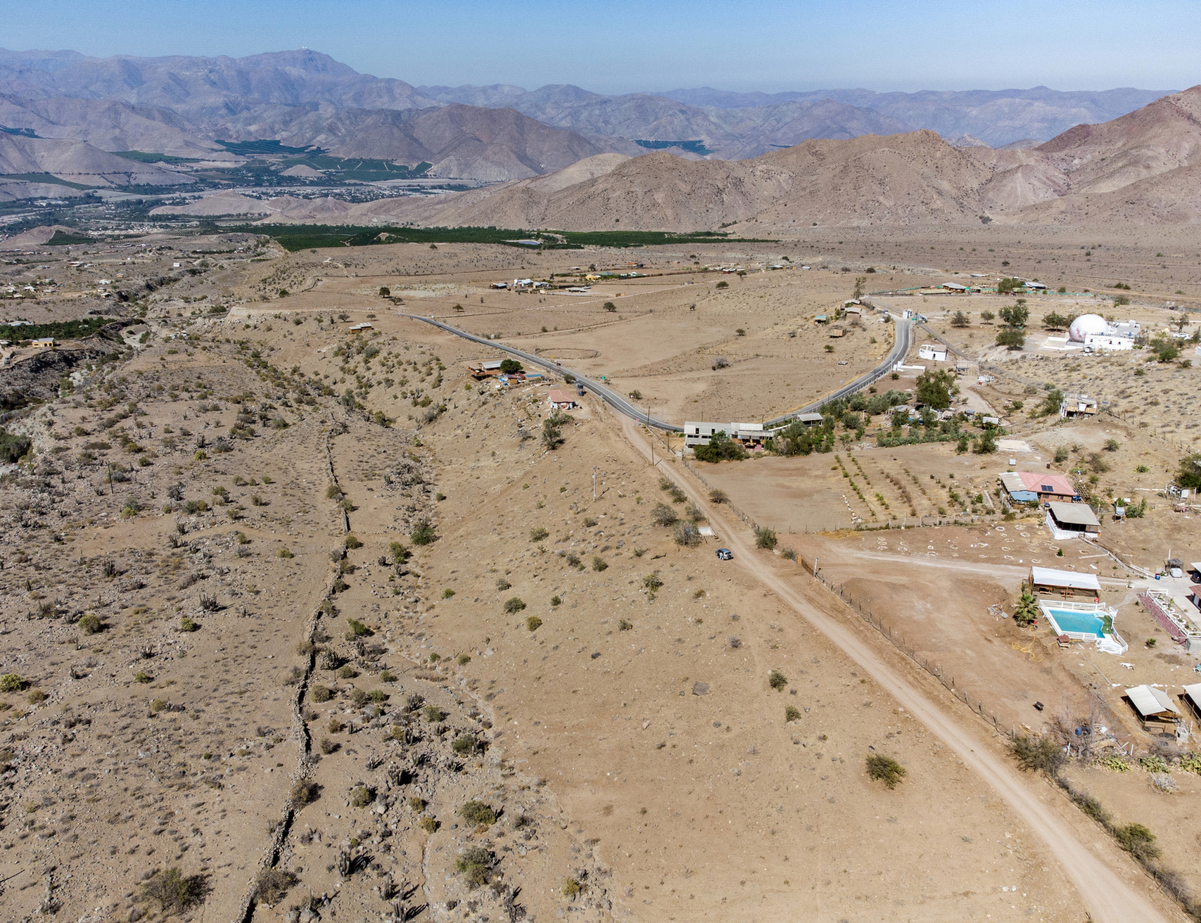 Venta de terreno cercano al observatorio Mamalluca (Vicuña), 10.500 m2, Valle del Elqui. $75 millones