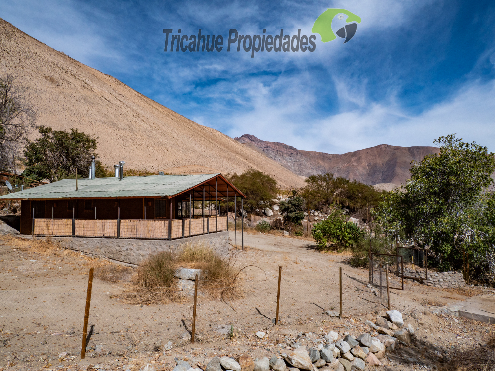 Arriendo año corrido de linda casa en gran terreno, Quebrada de Paihuano, Valle del Elqui. $450.000