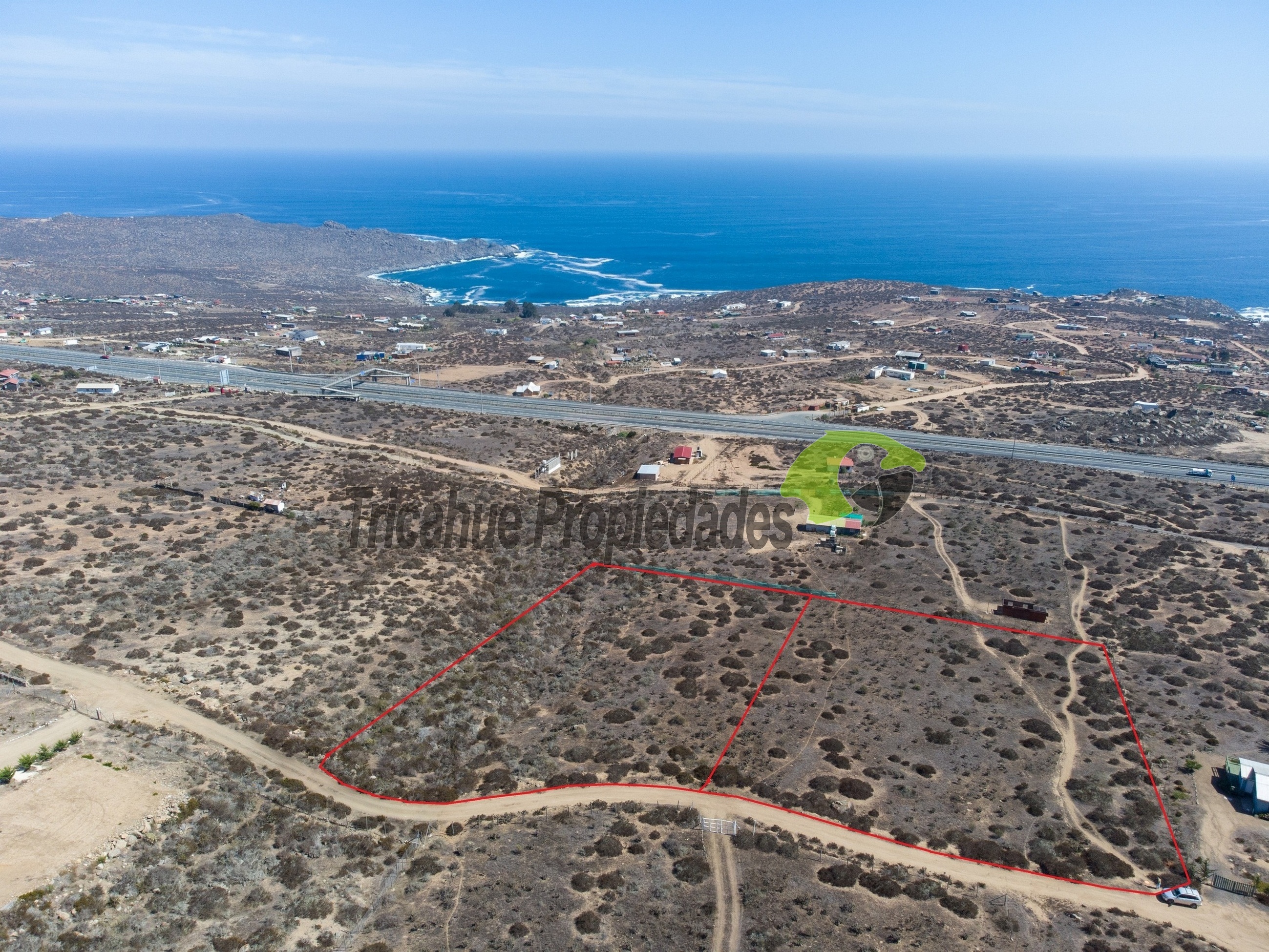Venta de parcelas con hermosa vista al mar. El Arrayán Costero, a 25 minutos de La Serena. $25 y 24 millones