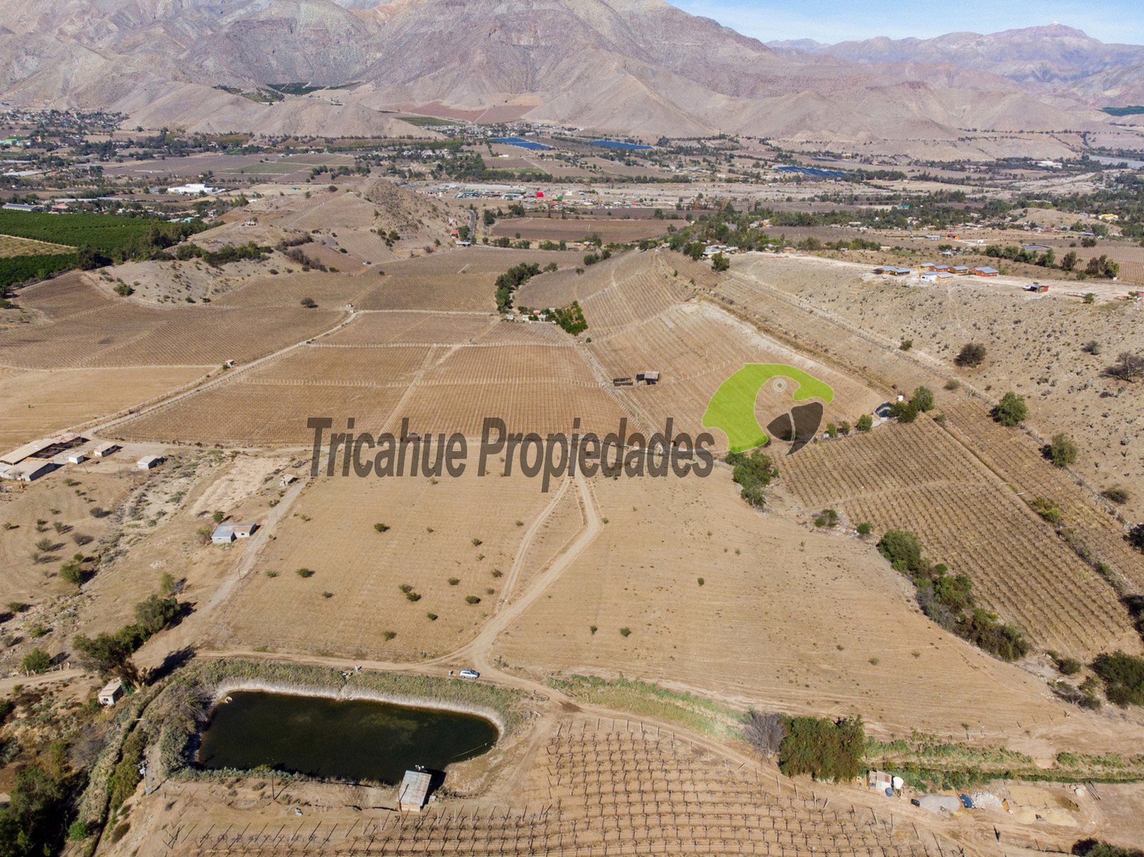 Parcelas con agua de riego y crédito directo, a 10 minutos de Vicuña. Desde $38 millones
